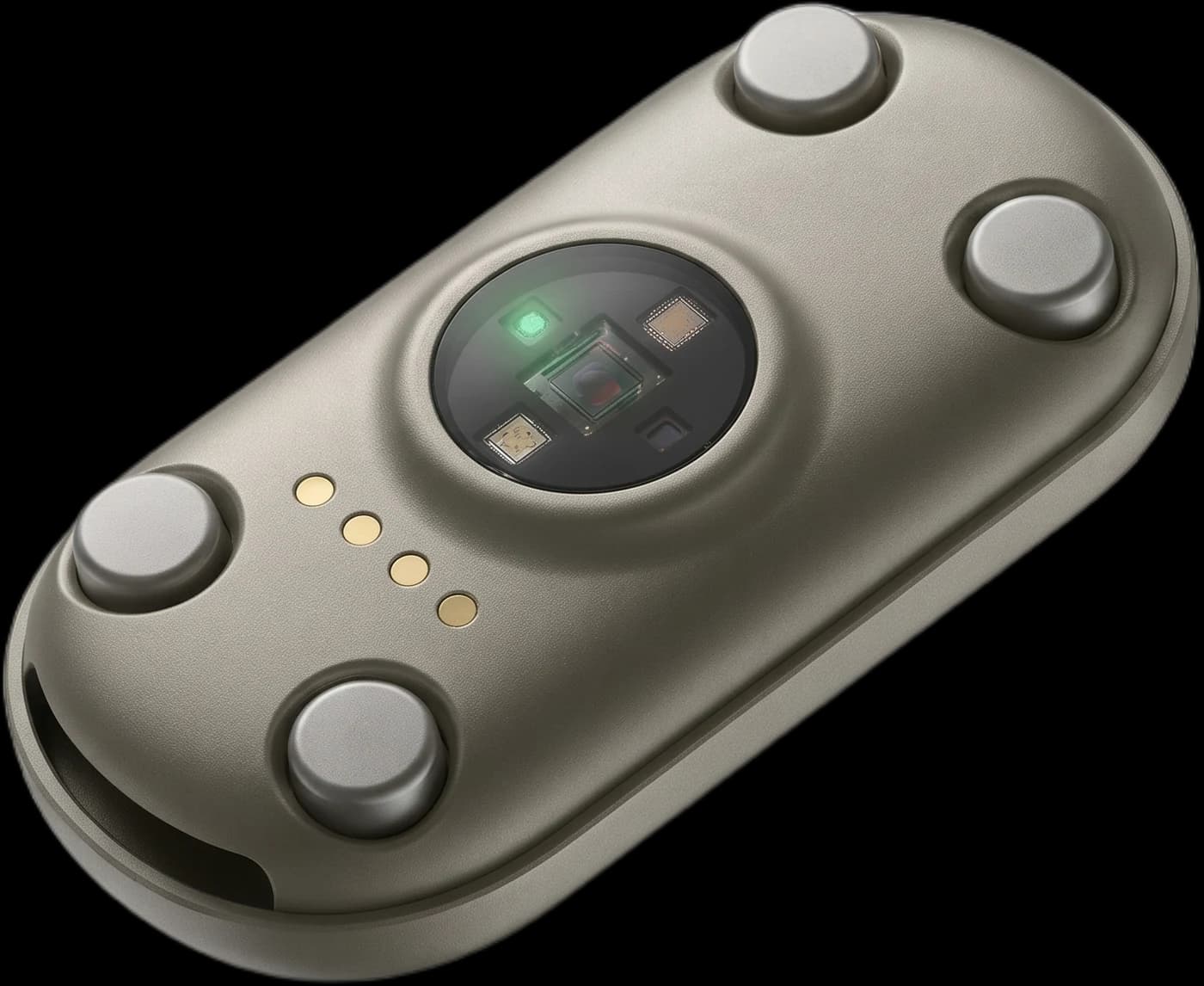 Underside of the Torq wrist module with four haptic motors